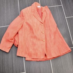 Le Suit Coral Skirt Set